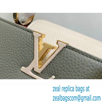 Louis Vuitton Lovelock chain Taurillon leather Capucines BB Bag M23950 Dusty Green 2024