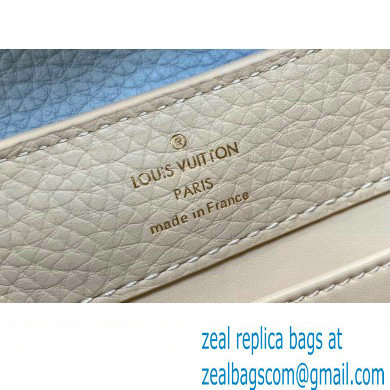 Louis Vuitton Lovelock chain Taurillon leather Capucines Mini Bag M23951 Creamy 2024