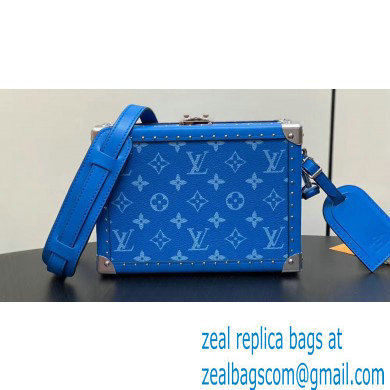 Louis Vuitton Monogram Canvas Clutch Box Bag M10611 Blue 2024