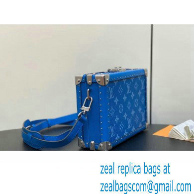 Louis Vuitton Monogram Canvas Clutch Box Bag M10611 Blue 2024