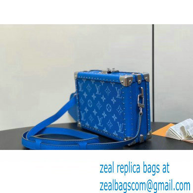 Louis Vuitton Monogram Canvas Clutch Box Bag M10611 Blue 2024