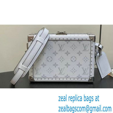 Louis Vuitton Monogram Canvas Clutch Box Bag M11049 White 2024