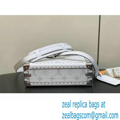 Louis Vuitton Monogram Canvas Clutch Box Bag M11049 White 2024