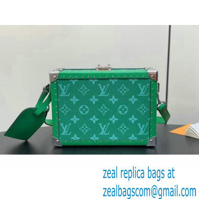 Louis Vuitton Monogram Canvas Clutch Box Bag M11058 Green 2024