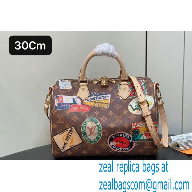 Louis Vuitton Monogram Canvas Speedy Bandouliere 30 Bag Flight Mode M47087 2024