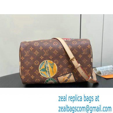 Louis Vuitton Monogram Canvas Speedy Bandouliere 30 Bag Flight Mode M47087 2024