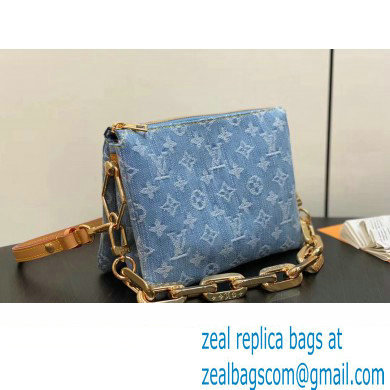 Louis Vuitton Monogram Denim Coussin BB Bag M11401 LV By The Pool Sky Blue 2024