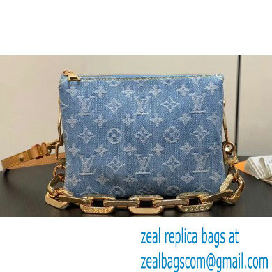 Louis Vuitton Monogram Denim Coussin BB Bag M11401 LV By The Pool Sky Blue 2024