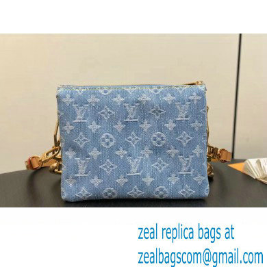 Louis Vuitton Monogram Denim Coussin BB Bag M11401 LV By The Pool Sky Blue 2024