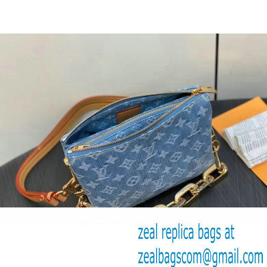 Louis Vuitton Monogram Denim Coussin BB Bag M11401 LV By The Pool Sky Blue 2024