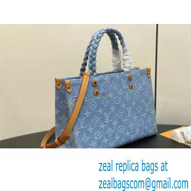 Louis Vuitton Monogram Denim Let Go PM Bag M24897 Sky Blue 2024