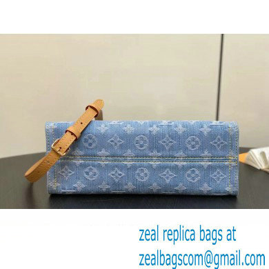 Louis Vuitton Monogram Denim Let Go PM Bag M24897 Sky Blue 2024