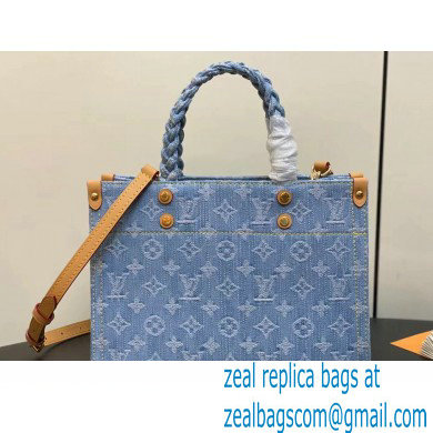 Louis Vuitton Monogram Denim Let Go PM Bag M24897 Sky Blue 2024