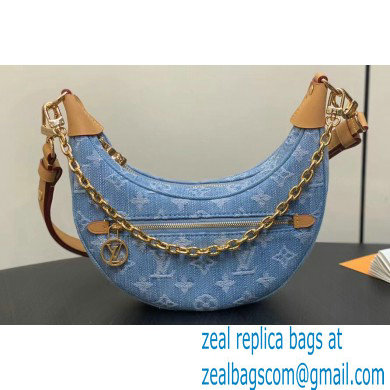 Louis Vuitton Monogram Denim Loop Bag M24846 Sky Blue 2024