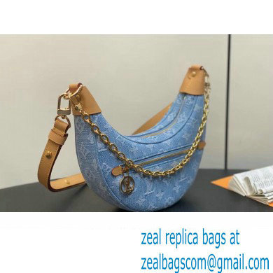 Louis Vuitton Monogram Denim Loop Bag M24846 Sky Blue 2024