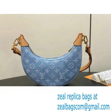 Louis Vuitton Monogram Denim Loop Bag M24846 Sky Blue 2024