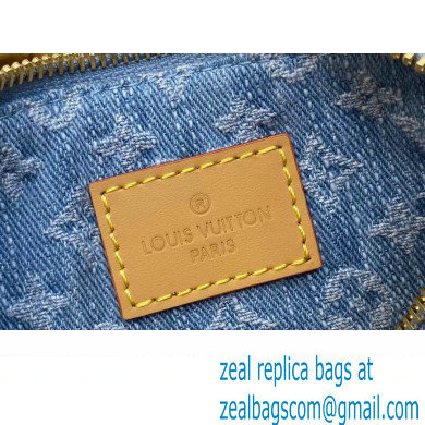 Louis Vuitton Monogram Denim Nano Speedy Bag M11212 Sky Blue 2024