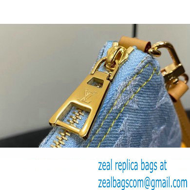 Louis Vuitton Monogram Denim Pochette Accessoires Mila Bag M82962 LV By The Pool Sky Blue 2024