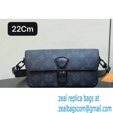 Louis Vuitton Monogram Eclipse canvas Montsouris Wearable Wallet Bag M83567 2024