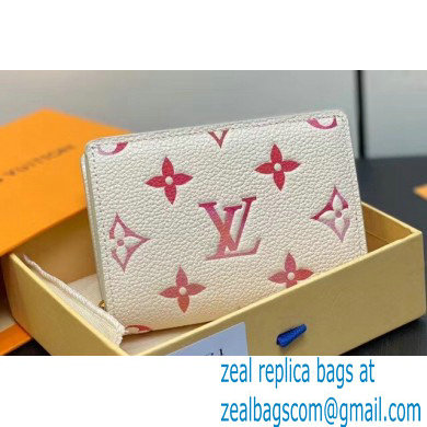 Louis Vuitton Monogram Empreinte leather Clea Wallet M83481 Sunrise Aquarelle 2024