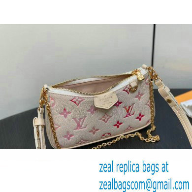 Louis Vuitton Monogram Empreinte leather Easy Pouch On Strap Bag M83448 Sunrise Aquarelle 2024