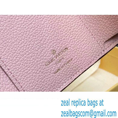 Louis Vuitton Monogram Empreinte leather Emilie Wallet M60688 Pink 2024