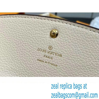 Louis Vuitton Monogram Empreinte leather Emilie Wallet M83138 Creamy 2024