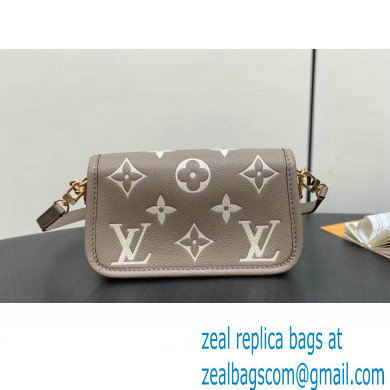 Louis Vuitton Monogram Empreinte leather Nano Diane Bag M83300 Tourterelle Beige / Cream 2024