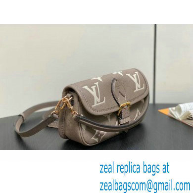 Louis Vuitton Monogram Empreinte leather Nano Diane Bag M83300 Tourterelle Beige / Cream 2024