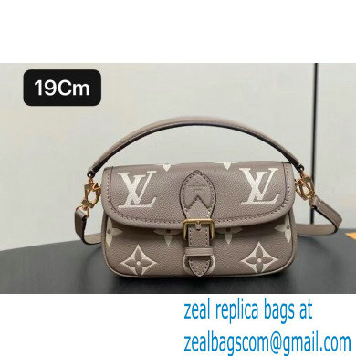 Louis Vuitton Monogram Empreinte leather Nano Diane Bag M83300 Tourterelle Beige / Cream 2024