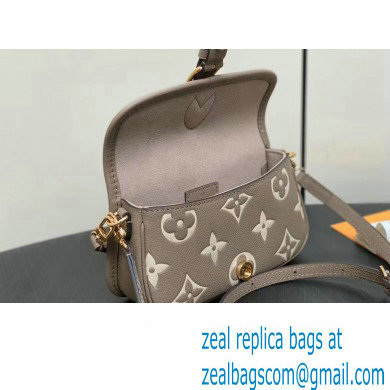 Louis Vuitton Monogram Empreinte leather Nano Diane Bag M83300 Tourterelle Beige / Cream 2024