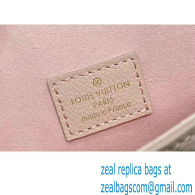 Louis Vuitton Monogram Empreinte leather Nano Diane Bag M83566 Opale Pink 2024