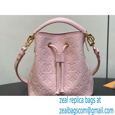 Louis Vuitton Monogram Empreinte leather Neonoe BB Bag M47038 Opal Pink 2024