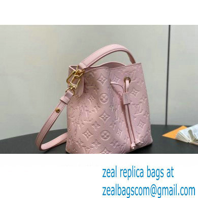 Louis Vuitton Monogram Empreinte leather Neonoe BB Bag M47038 Opal Pink 2024