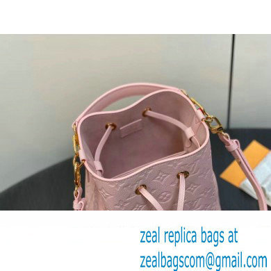 Louis Vuitton Monogram Empreinte leather Neonoe BB Bag M47038 Opal Pink 2024