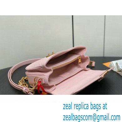 Louis Vuitton Monogram Empreinte leather Pochette Metis East West Bag M47045 Opal Pink 2024