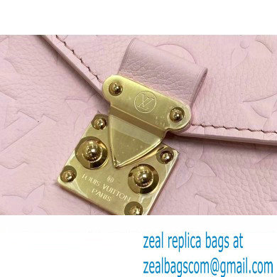 Louis Vuitton Monogram Empreinte leather Pochette Metis East West Bag M47045 Opal Pink 2024