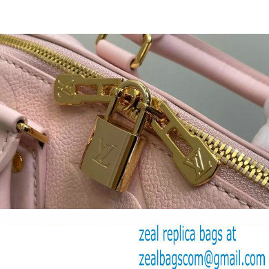 Louis Vuitton Monogram Empreinte leather Speedy Bandouliere 20 Bag M47136 Opal Pink 2024