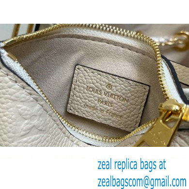 Louis Vuitton Monogram Empreinte leather Summer Bundle Bag M25452 Creamy 2024