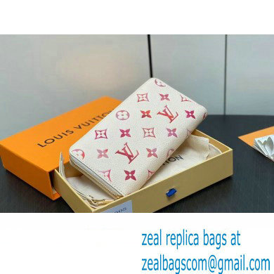 Louis Vuitton Monogram Empreinte leather Zippy Wallet M83505 Sunrise Aquarelle 2024