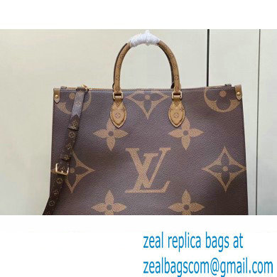 Louis Vuitton Monogram Reverse canvas OnTheGo Voyage Bag M46823 2024