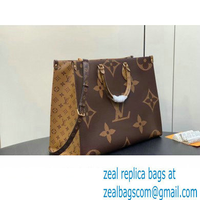 Louis Vuitton Monogram Reverse canvas OnTheGo Voyage Bag M46823 2024