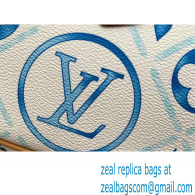 Louis Vuitton Monogram Tiles canvas Multi Pochette Accessoires Bag M25374 LV By The Pool Lagoon Blue 2024