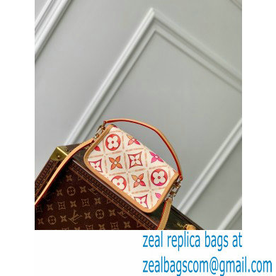 Louis Vuitton Monogram Tiles canvas Nano Diane Bag M83621 Coral 2024