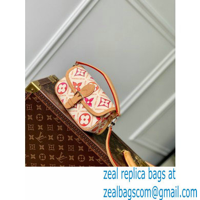 Louis Vuitton Monogram Tiles canvas Nano Diane Bag M83621 Coral 2024