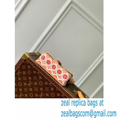 Louis Vuitton Monogram Tiles canvas Nano Diane Bag M83621 Coral 2024