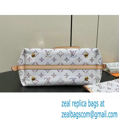 Louis Vuitton Monogram jacquard fabric CarryAll PM Bag M24707 Multicolor Beige 2024