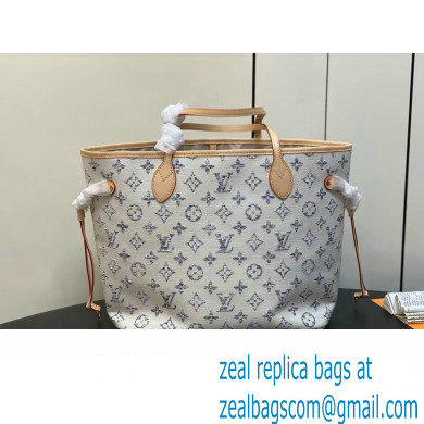 Louis Vuitton Monogram jacquard fabric Neverfull MM Bag M24905 Multicolor Beige 2024