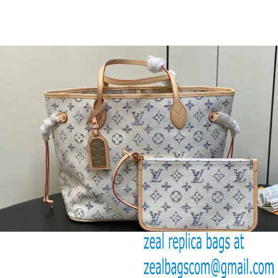 Louis Vuitton Monogram jacquard fabric Neverfull MM Bag M24905 Multicolor Beige 2024