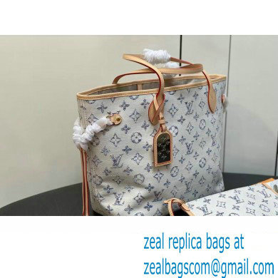 Louis Vuitton Monogram jacquard fabric Neverfull MM Bag M24905 Multicolor Beige 2024